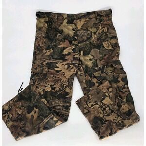 True Timber Mens Cargo Camo Pants 42x31 Brown Tree Branch Hunting Paige Too